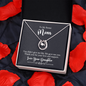 Lucky In Love Necklace:To My Bonus Love Your Daughter