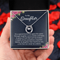 Lucky In Love Necklace: To My Daughter