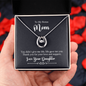 Lucky In Love Necklace:To My Bonus Love Your Daughter