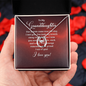 Lucky In Love Necklace:To My Granddaughter