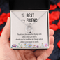 Lucky In Love Necklace:To My Best Friend Standing By My Side