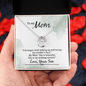 Lucky In Love Necklace: To My Mom Love Your Son