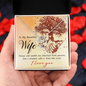 Lucky In Love Necklace: To My Beautiful Wife House And Wealth