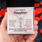 Lucky In Love Necklace: To My Bonus Daughter
