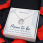 Lucky In Love Necklace: Just to Day Mom to Be