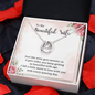 Lucky In Love Necklace:To My Beautiful Wife Wine Gets Sweeter