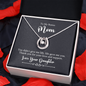 Lucky In Love Necklace:To My Bonus Love Your Daughter