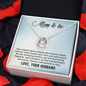 Lucky In Love Necklace:Mom To Be Love Your Husband