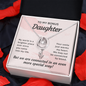 Lucky In Love Necklace: To My Bonus Daughter