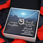 Lucky In Love Necklace: To My Beautiful Daughter Trust In The Lord