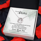 Lucky In Love Necklace: To My Mom Love Your Son