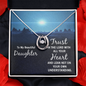 Lucky In Love Necklace: To My Beautiful Daughter Trust In The Lord