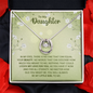 Lucky In Love Necklace:To My Daughter