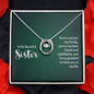 Lucky In Love Necklace:To My Beautiful Sister You'er My Best Friend