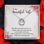 Lucky In Love Necklace:To My Beautiful Wife Wine Gets Sweeter