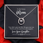 Lucky In Love Necklace:To My Bonus Love Your Daughter