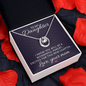 Lucky In Love Necklace: To My Daughter Love Year Mom