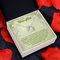 Lucky In Love Necklace:To My Daughter