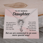 Lucky In Love Necklace: To My Bonus Daughter