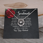 Lucky In Love Necklace:To My Soulmate Love Your Husband