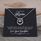 Lucky In Love Necklace:To My Bonus Love Your Daughter