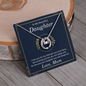 Lucky In Love Necklace: To My Beautiful Daughter Love Mum