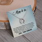 Lucky In Love Necklace:Mom To Be Love Your Husband