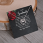 Lucky In Love Necklace:To My Soulmate Love Your Husband