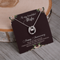 Lucky In Love Necklace: To My Beautiful Wife Happy Anniversary