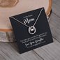 Lucky In Love Necklace:To My Bonus Love Your Daughter
