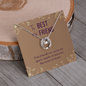 Lucky In Love Necklace:To My Best Friend Never Far Apart