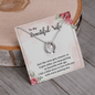 Lucky In Love Necklace:To My Beautiful Wife Wine Gets Sweeter