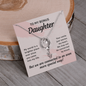 Lucky In Love Necklace: To My Bonus Daughter