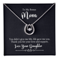 Lucky In Love Necklace:To My Bonus Love Your Daughter
