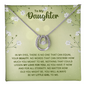 Lucky In Love Necklace:To My Daughter