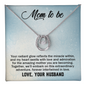 Lucky In Love Necklace:Mom To Be Love Your Husband