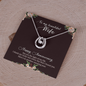 Lucky In Love Necklace: To My Beautiful Wife Happy Anniversary