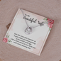 Lucky In Love Necklace:To My Beautiful Wife Wine Gets Sweeter