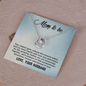 Lucky In Love Necklace:Mom To Be Love Your Husband