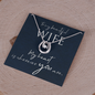 Lucky In Love Necklace:To My Beautiful Wife