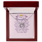 Lucky In Love Necklace:To My Daughter Love Your Dad