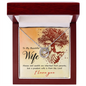 Lucky In Love Necklace: To My Beautiful Wife House And Wealth