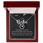 Lucky In Love Necklace:To My Bestie