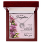 Lucky In Love Necklace:To My Daughter I Love You