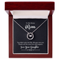 Lucky In Love Necklace:To My Bonus Love Your Daughter