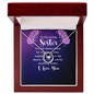 Lucky In Love Necklace:To My Loving Sister , I Love You