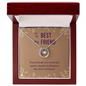Lucky In Love Necklace:To My Best Friend Never Far Apart
