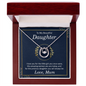 Lucky In Love Necklace: To My Beautiful Daughter Love Mum