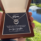 Lucky In Love Necklace:To My Bonus Love Your Daughter