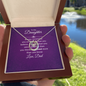 Lucky In Love Necklace:To My Daughter You Are Braver Love Dad